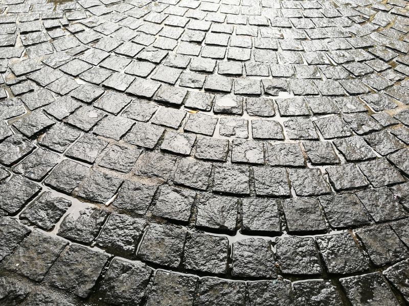 Stamped Concrete Walkway