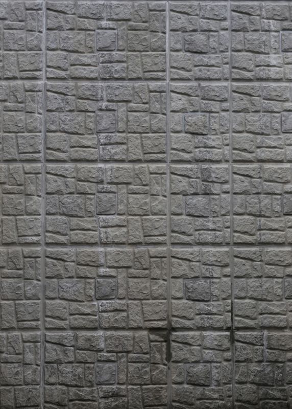 Stamped Wall Construction